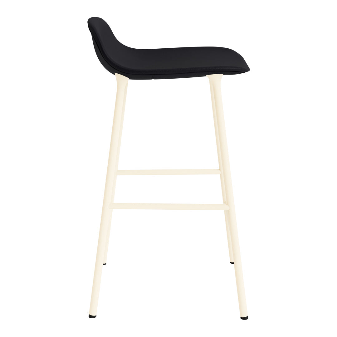 Modern Form Counter Stool with Sturdy Metal Legs & Comfortable Upholstered Seat - Perfect for Kitchen Islands, Breakfast Bars & Home Decor