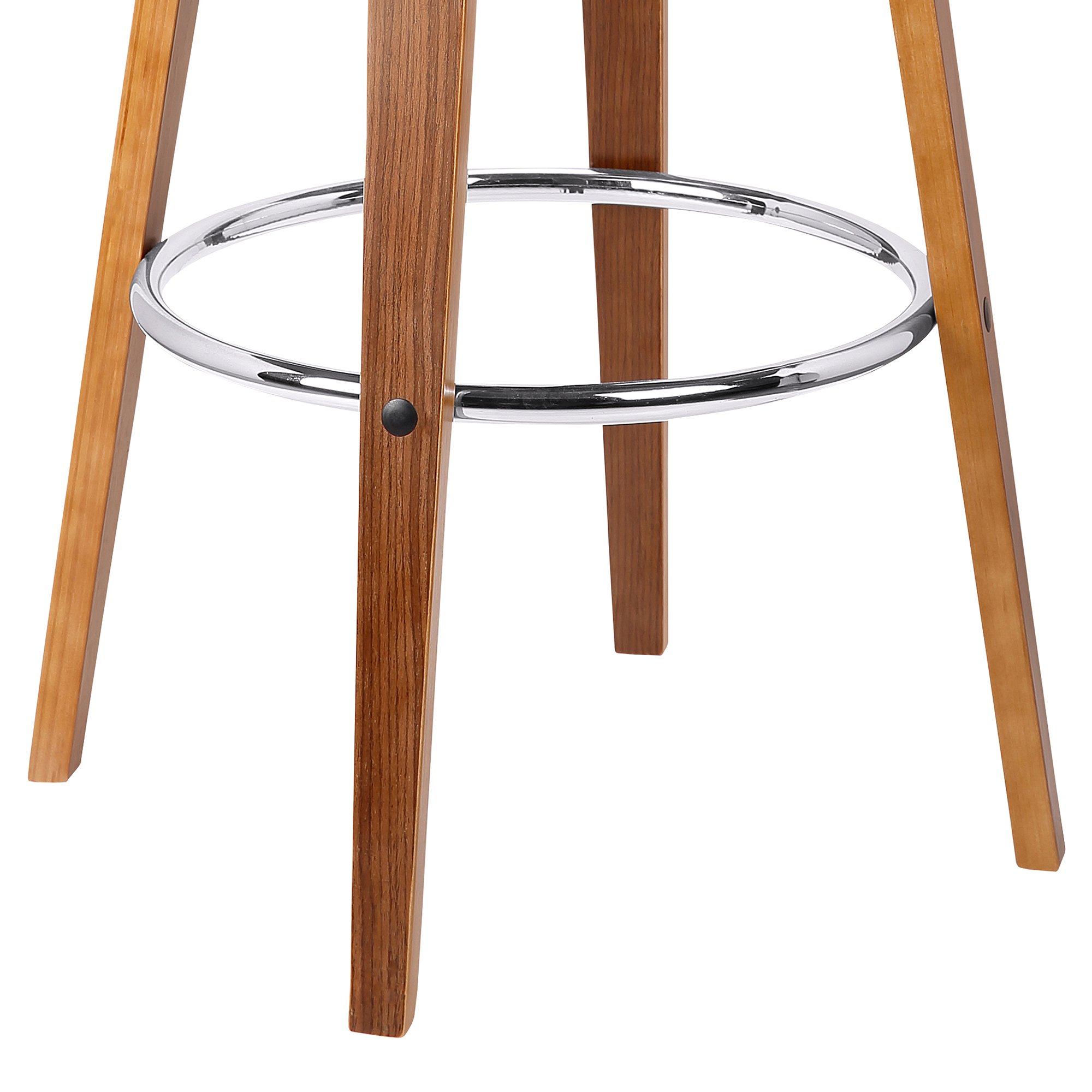 Armen Living Jayden Mid Century Modern Swivel Bar Stool - 26
