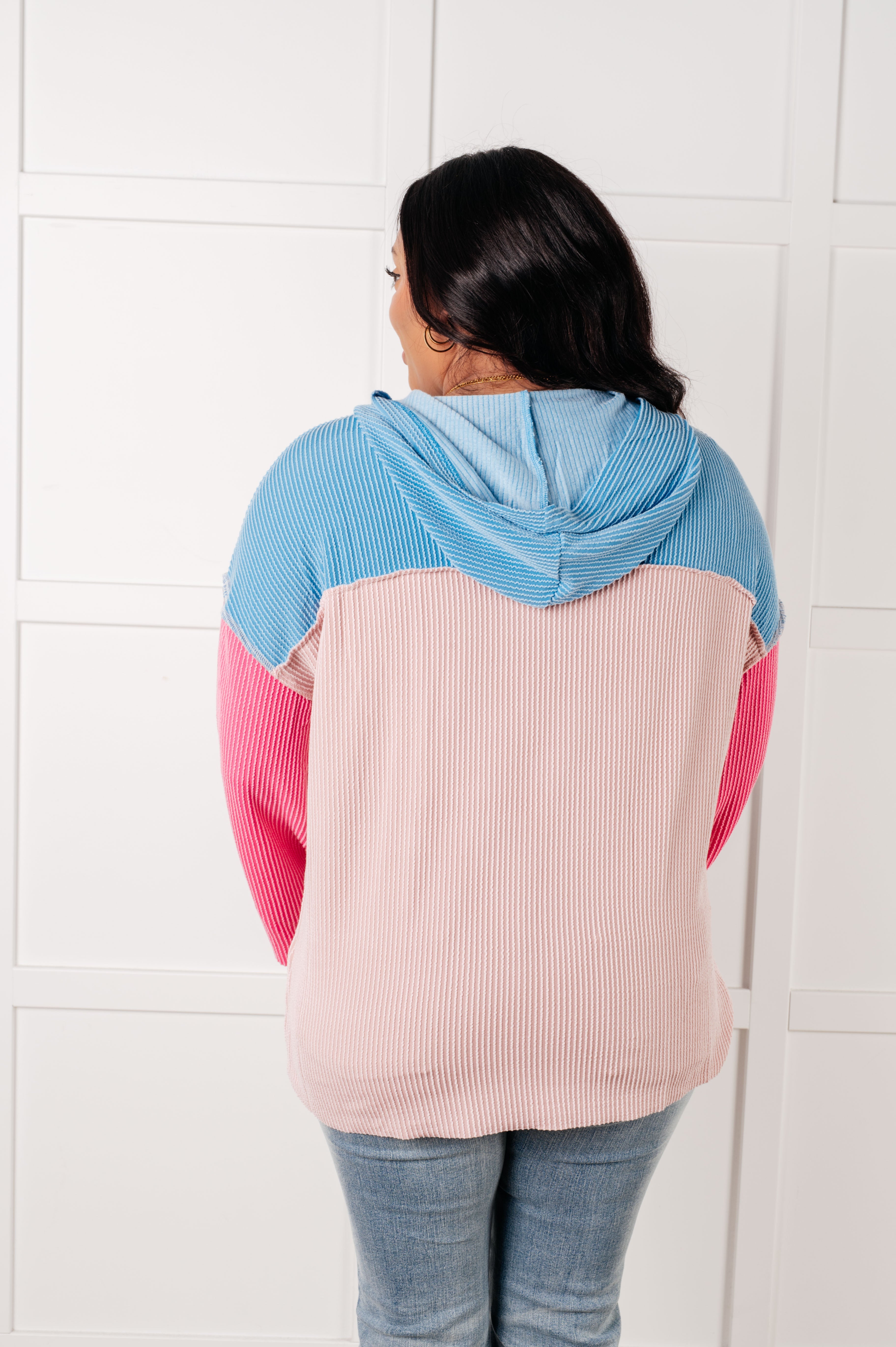 Color Block Pullover Sweater for Women - Trendy Striped Knit Top for Casual Wear, Office & Outings