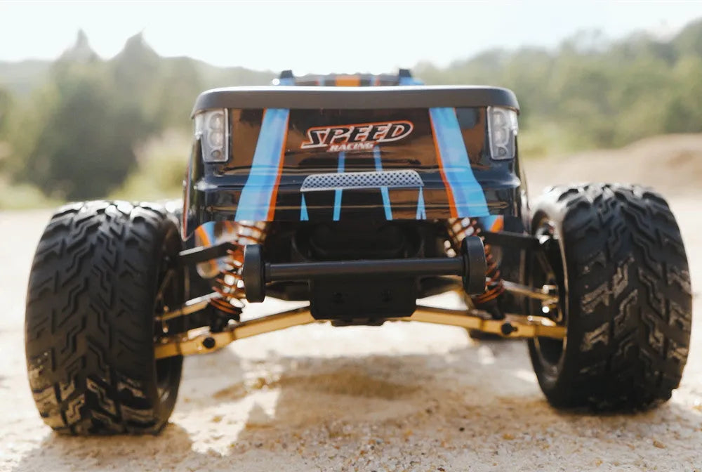 WLtoys 104009 1/12 Scale 2.4G 4WD Brushed RTR Racing Truck - 45km/h High Speed, Metal Chassis - Perfect for Off-Road Racing, Backyard Bashing & RC Hobby Enthusiasts