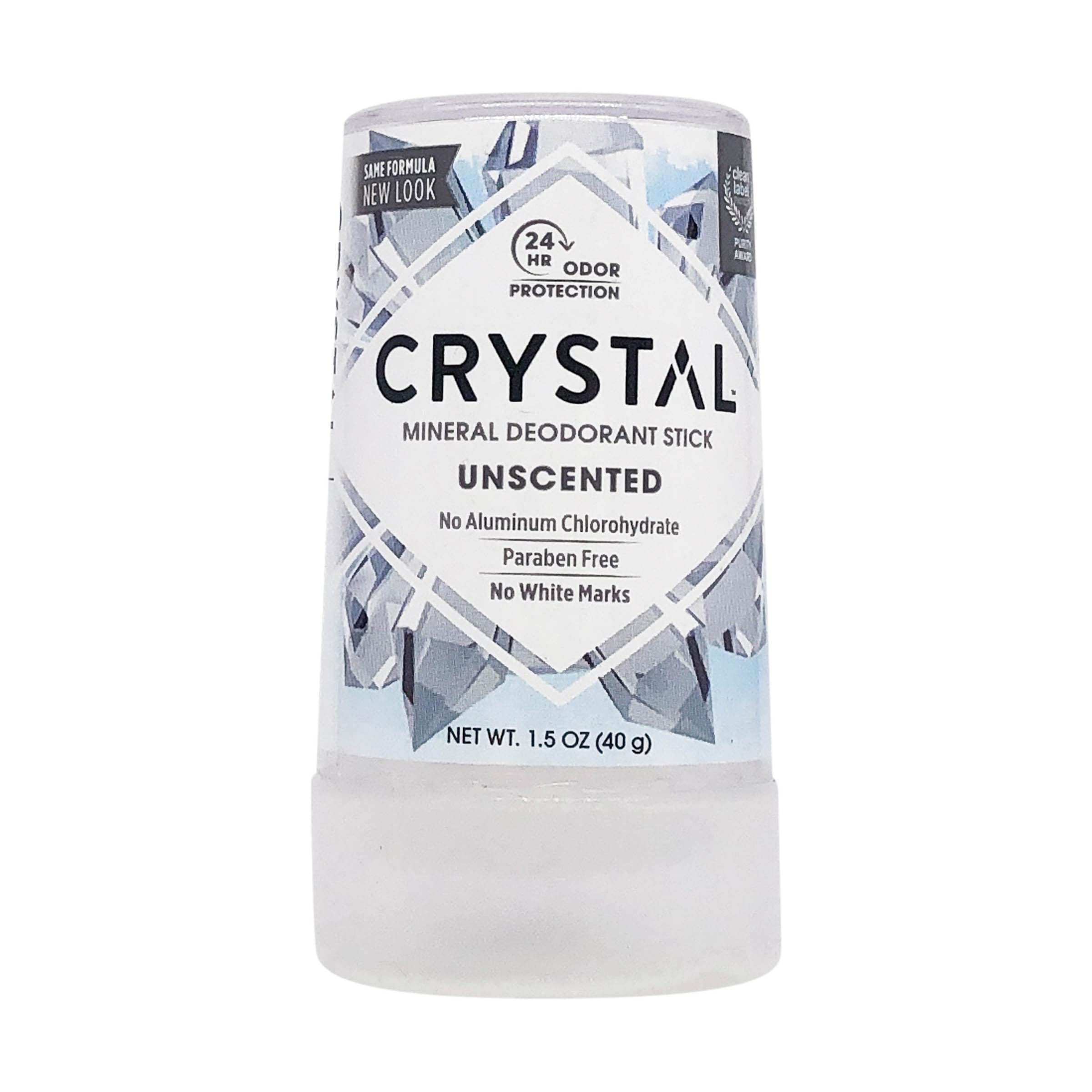 CRYSTAL Mineral Deodorant Stick - Natural & Aluminum-Free - 1.5 oz Travel Size - Perfect for Gym, Hiking & Everyday Freshness