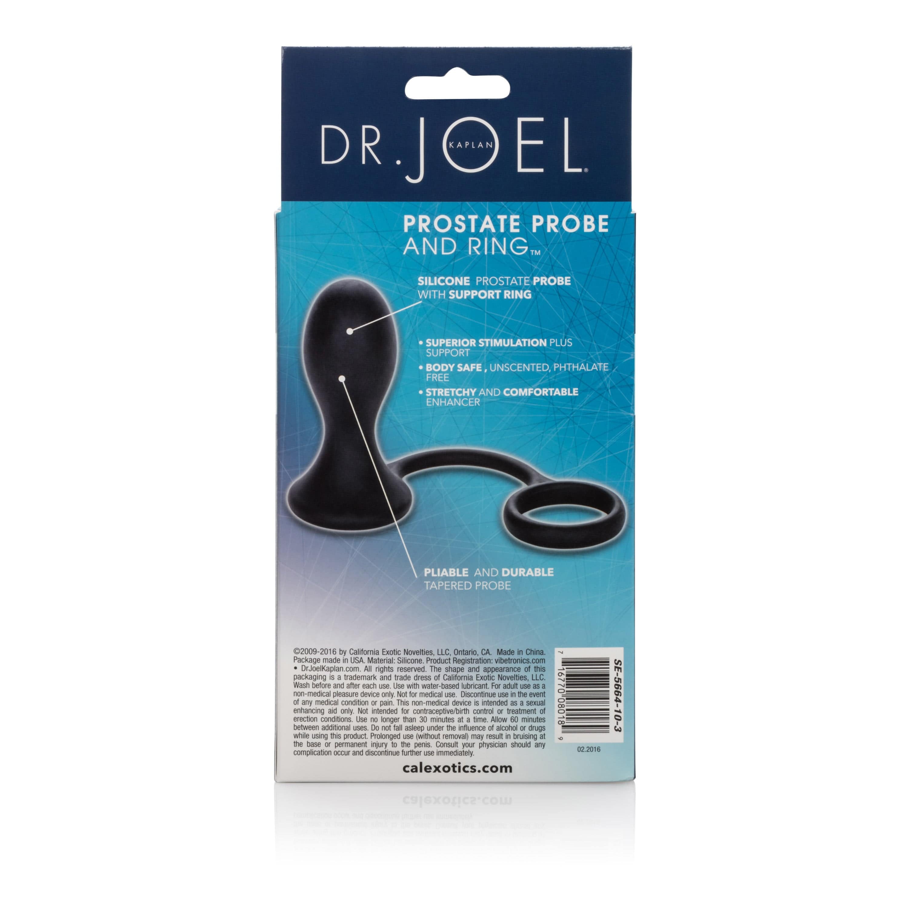 Premium Silicone Prostate Massager with Support Ring - Flexible, Durable & Body-Safe - Perfect for Men's Health & Wellness, Sensual Pleasure & Prostate Therapy