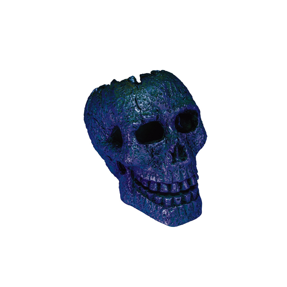 GloFish Ornament Skull Aquarium Decoration - Spooky Underwater Decor for Fish Tanks, Terrariums & Aquatic Habitats