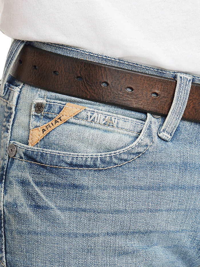 Ariat Men's M7 Rocker Stretch Stirling Stackable Straight Leg Jean Shasta - Comfortable Work & Casual Denim Pants for Ranch, Riding & Everyday Wear