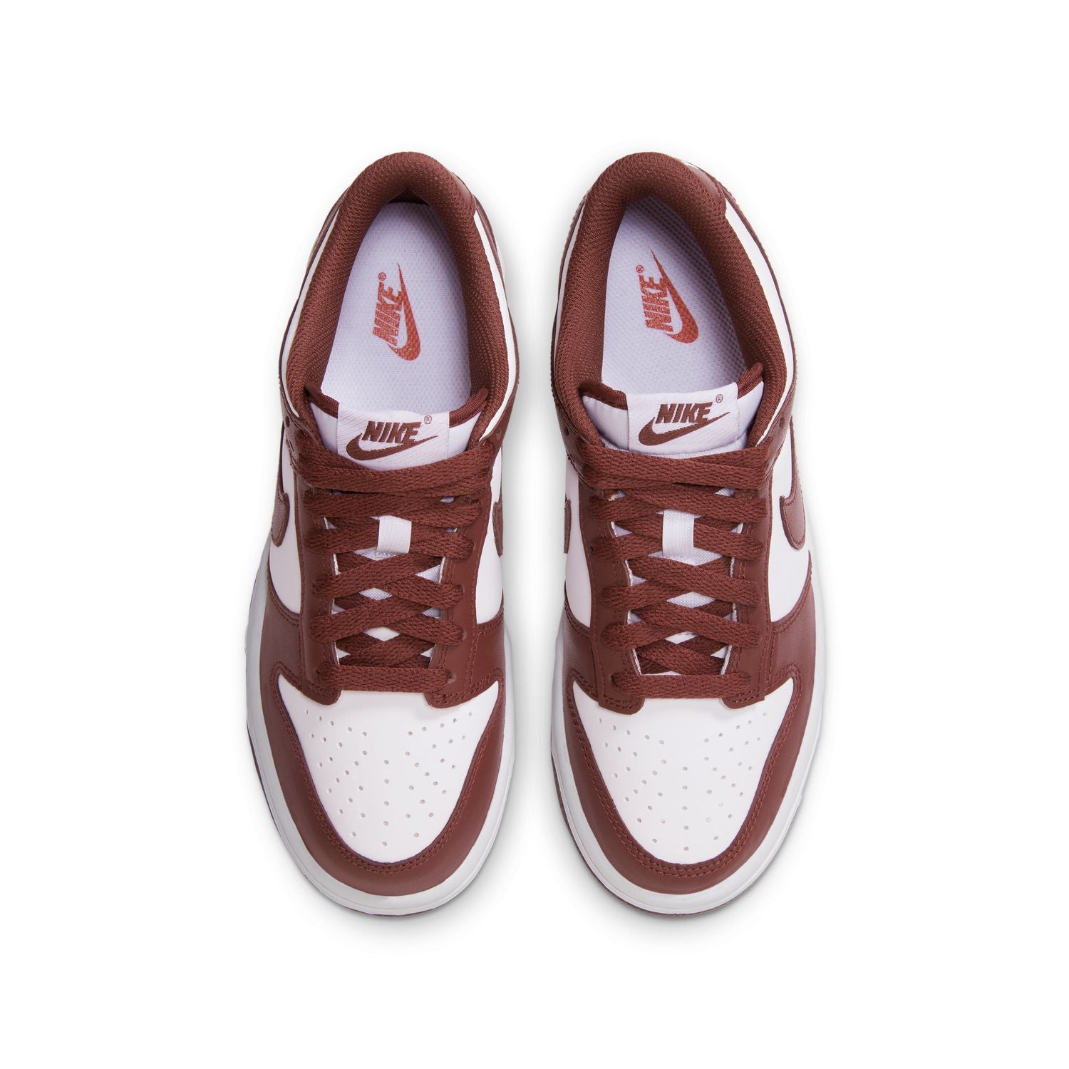 Nike Kids Dunk Low Retro 'Redwood' Sneakers - Comfortable Basketball Shoes for Boys & Girls - Perfect for School, Sports & Casual Wear