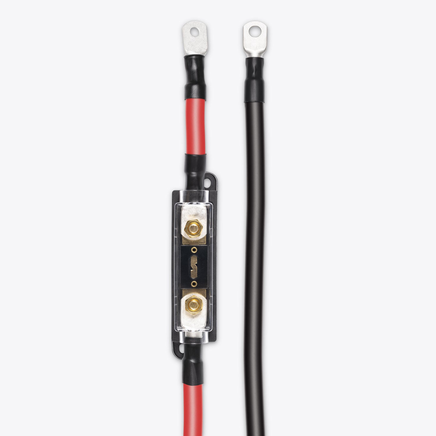 00AWG Inverter Cable Kit with 350A ANL Fuse for 3000W Power Inverter - Perfect for RV, Marine, and Off-Grid Solar Power Systems