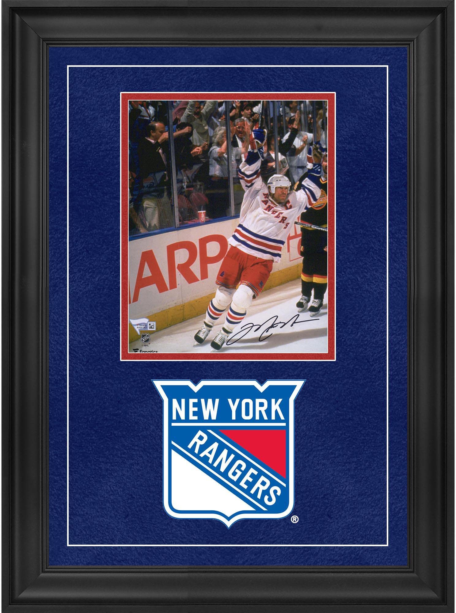 Mark Messier Autographed New York Rangers 8