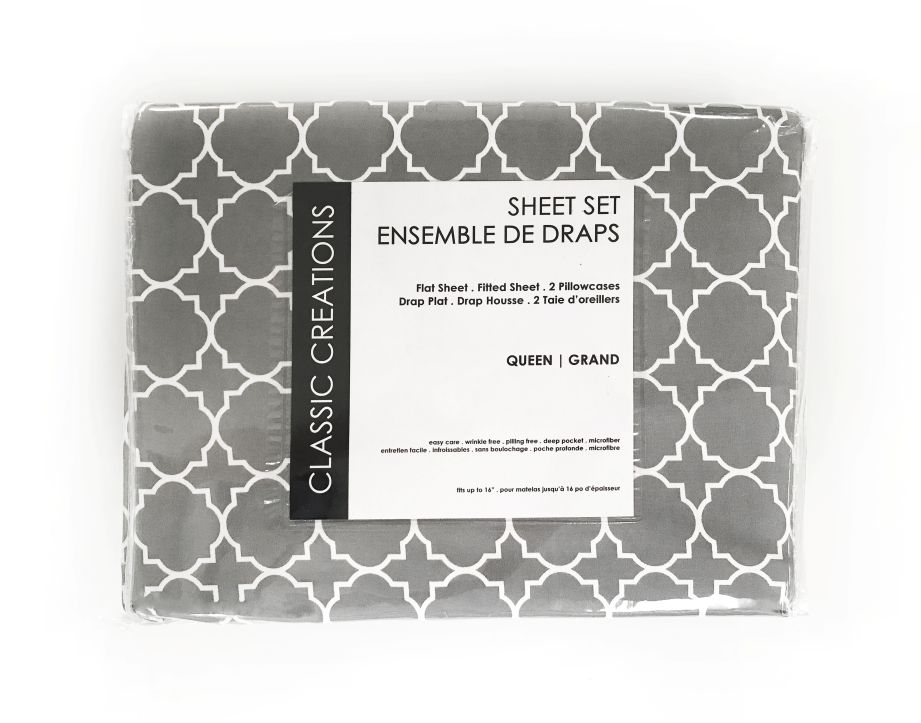Premium Cotton House Microfiber King Sheet Set - Ultra Soft, Wrinkle & Fade Resistant - Multiple Colors (Beige, Gray, Navy) - Perfect for Master Bedroom, Guest Room & Luxury Hotels