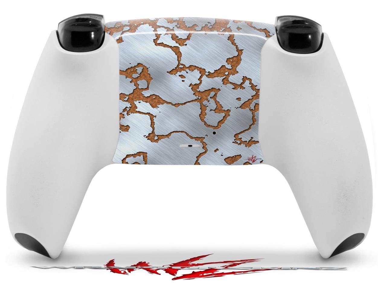 PS5 DualSense Controller Skin Wrap - Rusted Metal Design for Gaming Protection