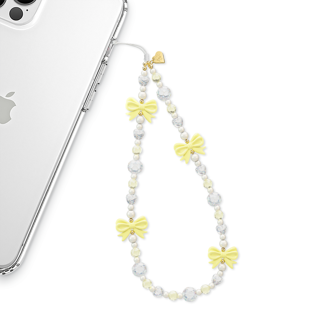 Buttercup Bows Phone Charm - Cute Floral Phone Accessory for iPhone Samsung - Perfect for Girls Women Gifts, Everyday Use & Party Decor