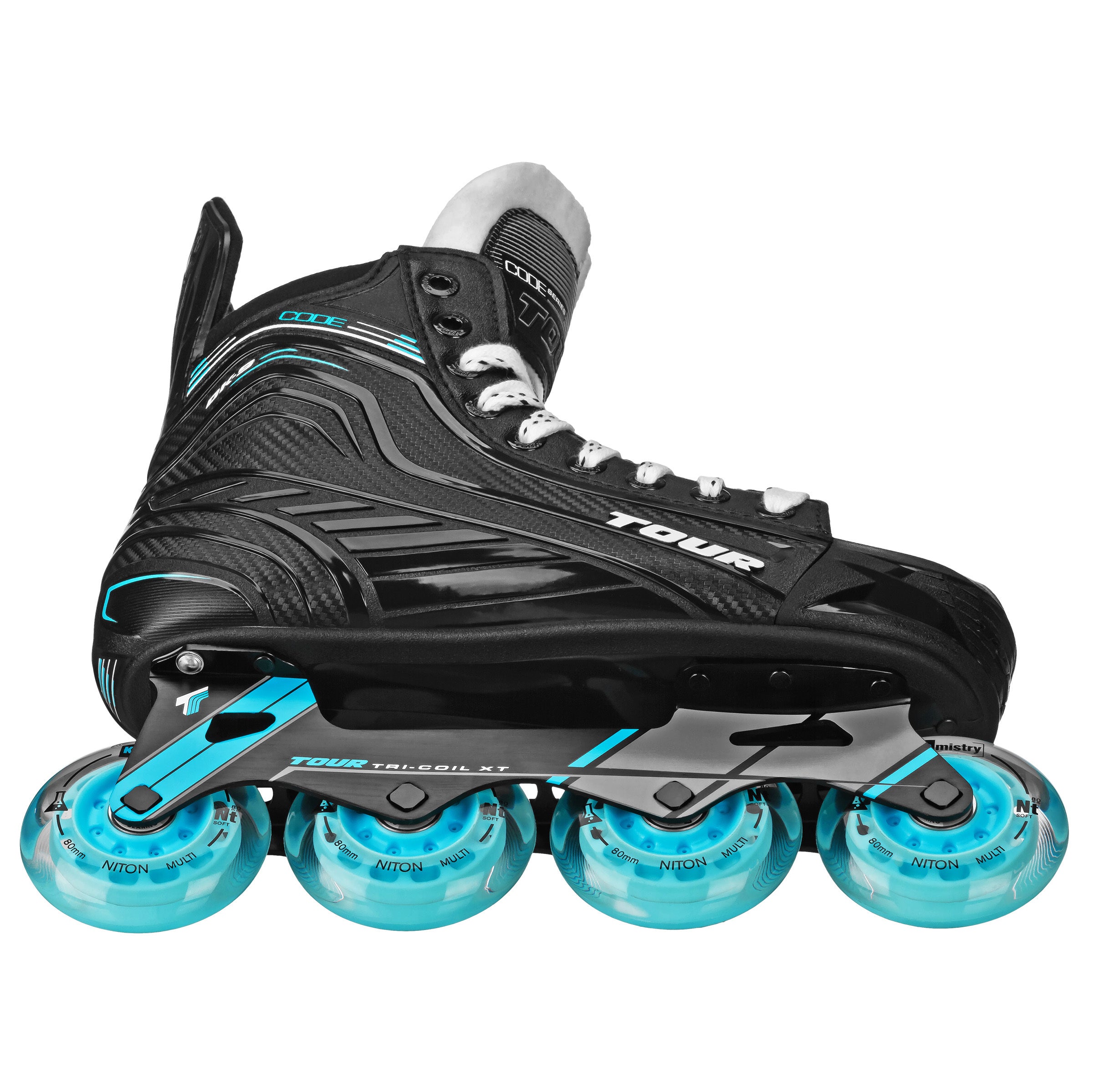 Code DK9 Roller Hockey Skates - High-Performance Inline Skates for Men & Women - Perfect for Street Hockey, Rink Play & Training