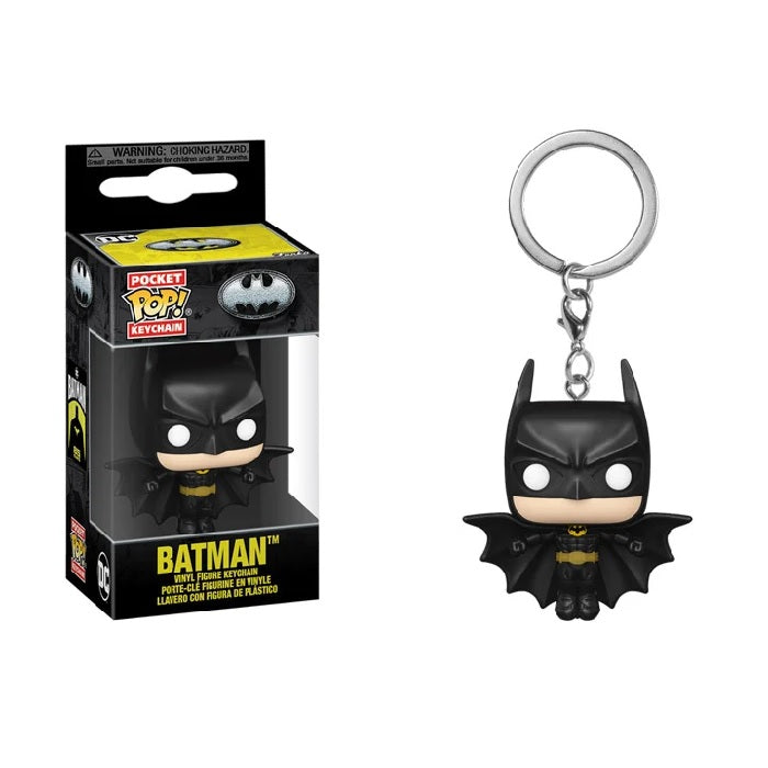 Batman 85th Anniversary Pocket Pop! Keychain - Soaring Batman Collectible Figure - Perfect for Keys, Backpacks & Gifts for DC Comics Fans