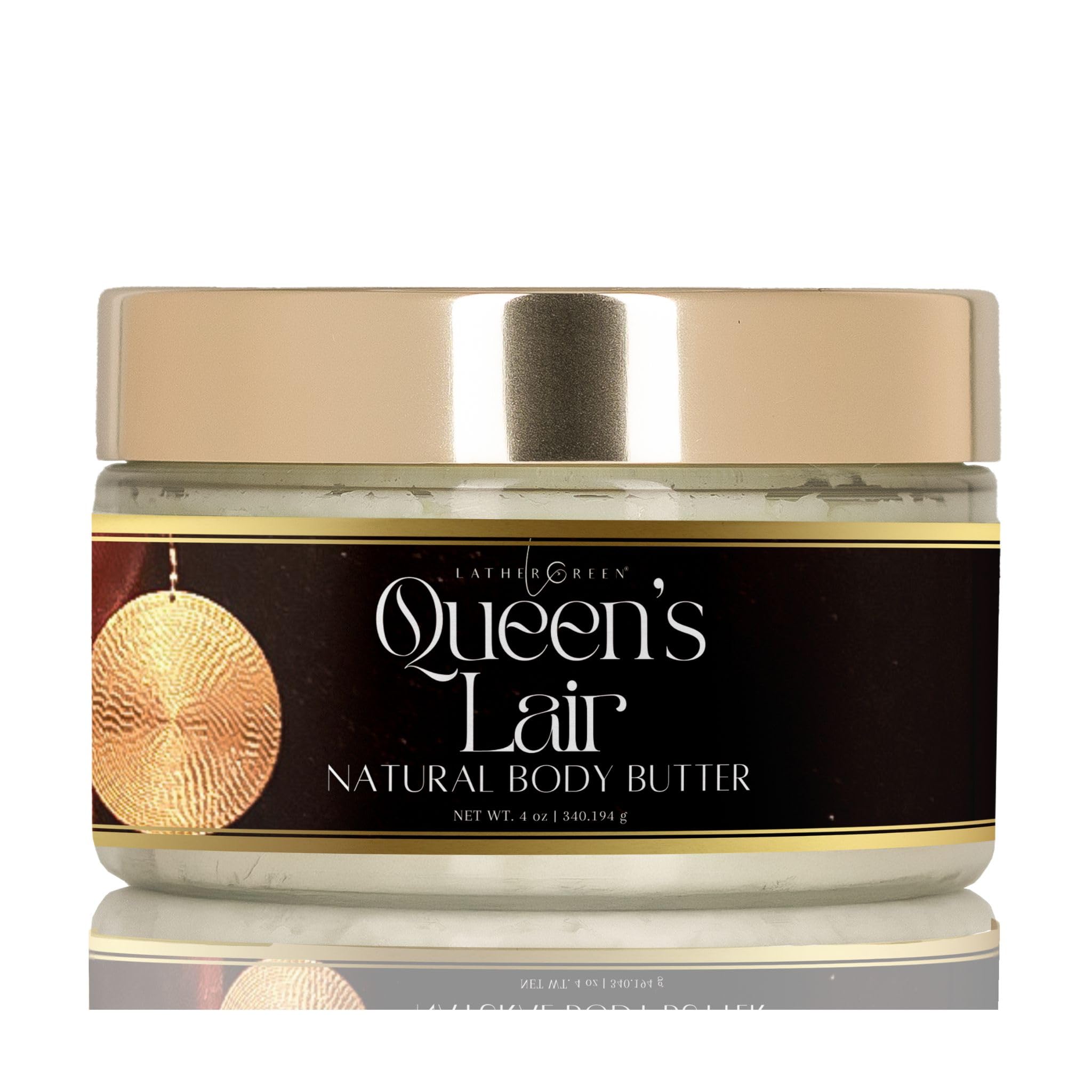 Queen’s Lair Natural Body Butter - Organic Moisturizing Cream for Dry Skin - Perfect for Daily Hydration & Spa Night Self-Care Routine