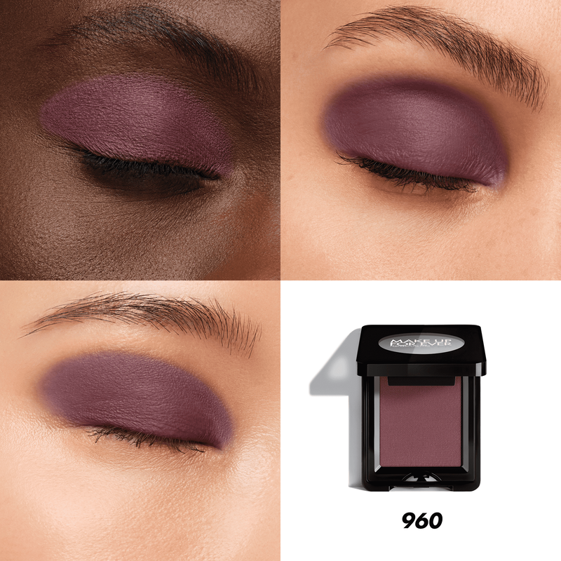 960 Devoted Aubergine Artist Eyeshadow Palette - Highly Pigmented Vegan Makeup for Professional & Everyday Use - Perfect for Parties, Weddings & Photo Shoots