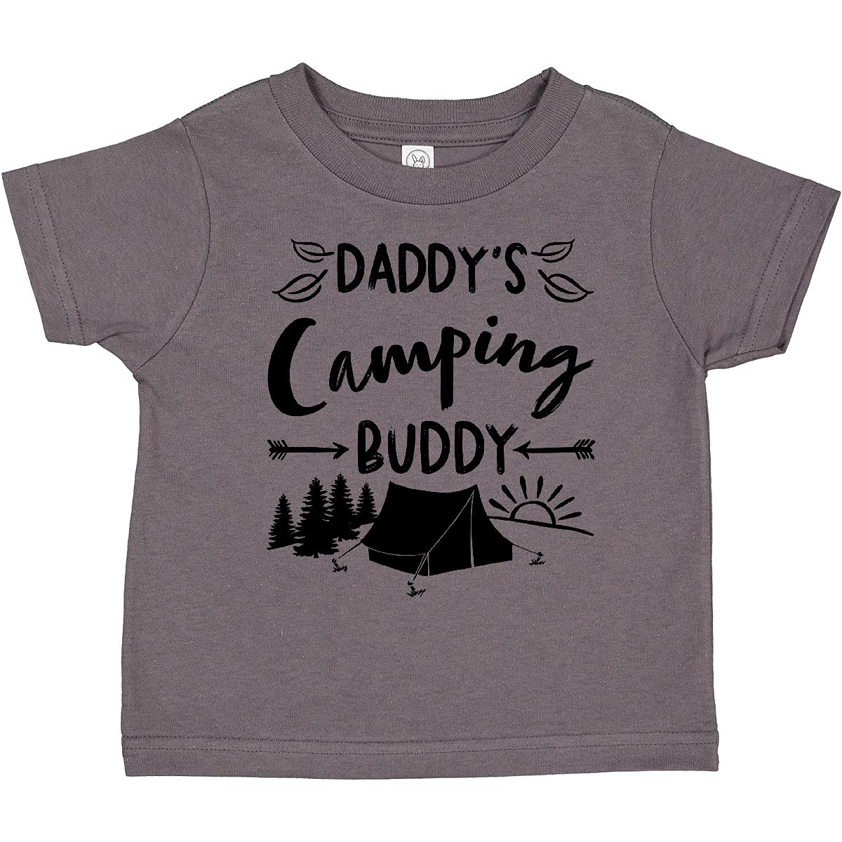 Inktastic Daddy's Camping Buddy Toddler T-Shirt - Cute Father & Son Matching Outfit for Camping Trips & Outdoor Adventures
