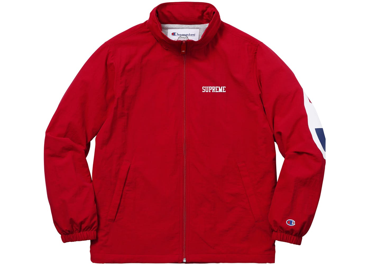 Supreme Champion Track Jacket for Men & Women - Dark Red Vintage Athletic Jacket - Lightweight Running Hoodie for Gym, Jogging & Streetwear Fashion