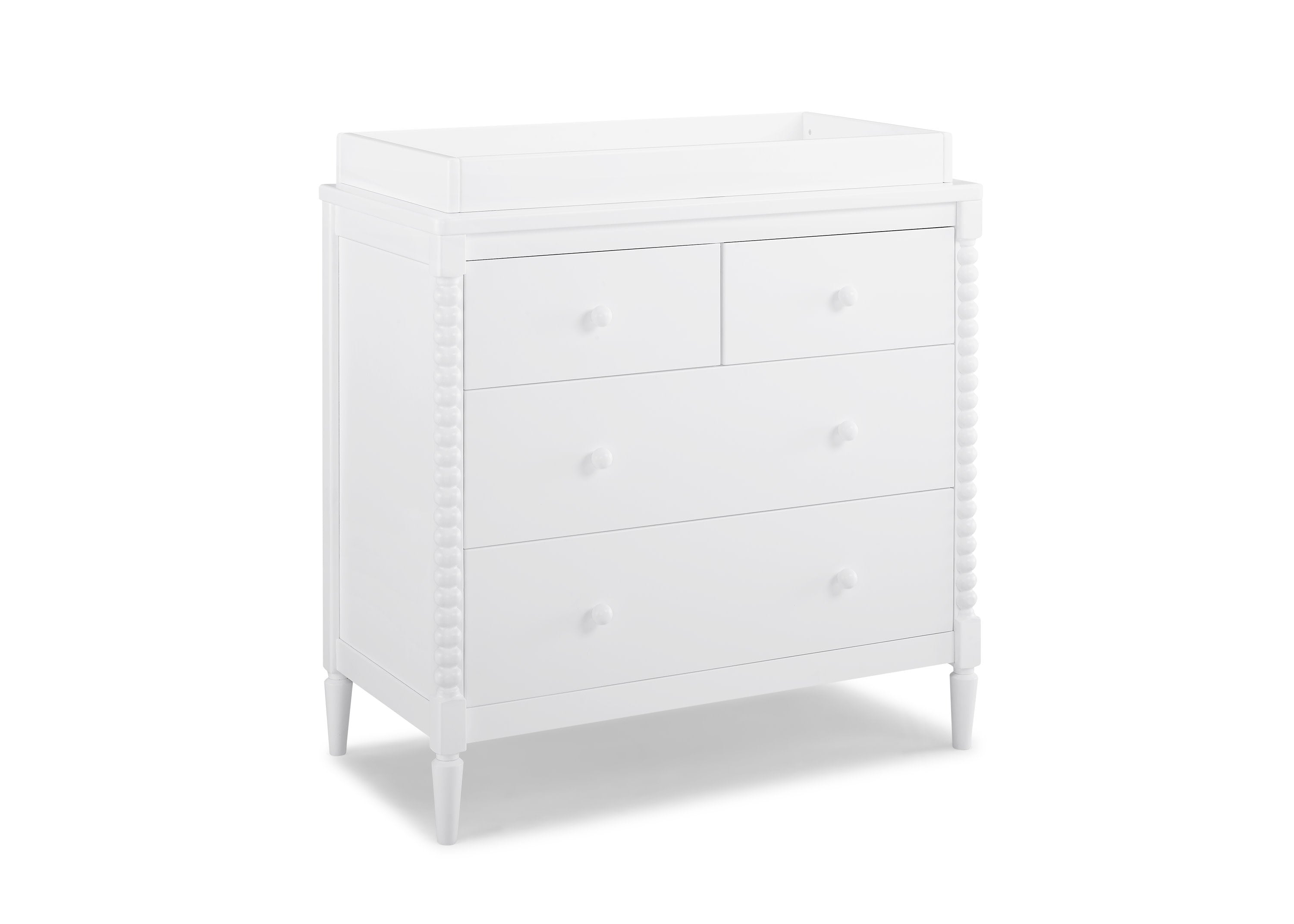 Saint 4-Drawer Baby Dresser with Changing Top - Nursery Storage Organizer for Diapers, Clothes & Baby Essentials | Perfect for Newborns & Toddlers' Bedroom Decor