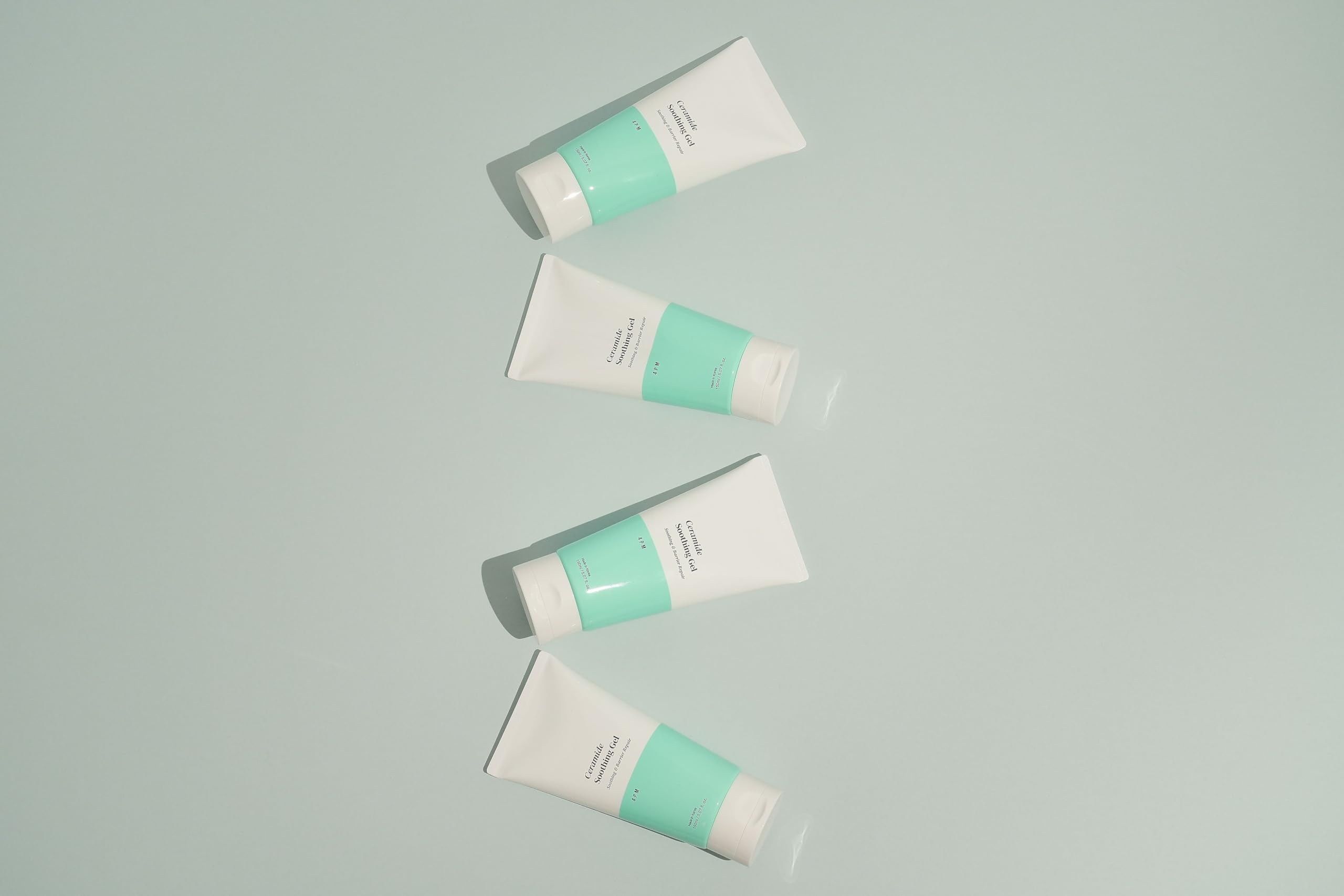 4PM Ceramide Soothing Gel (5.07 fl oz) - Lightweight Korean Face Moisturizer for Dry Skin, Hydrating Gel Cream with Barrier Repair for Glass Skin | Korean Skincare by SEOUL4PM | Perfect for Night Routine & Sensitive Skin Care