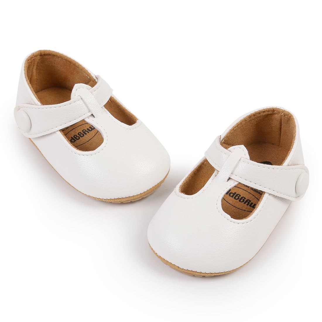 Baby Girl Soft Sole Mary Jane Shoes - Infant Toddler Walking Flat Shoes for Prewalkers & Weddings | Comfortable Crib Shoes for First Steps & Special Occasions