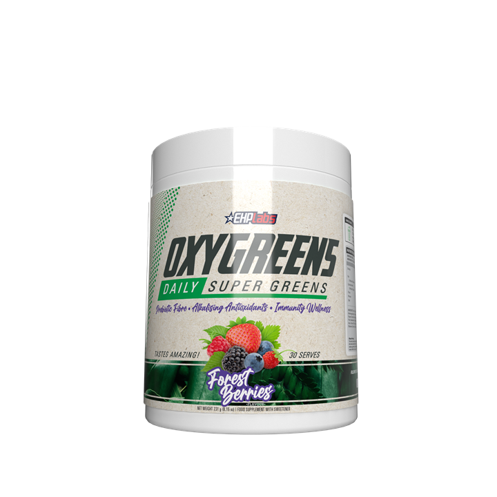 EHP Labs OxyGreens Superfood Powder - 30 Servings | Antioxidant & Detox Supplement for Energy & Immunity Boost | Perfect for Smoothies, Juices & Daily Wellness Routine