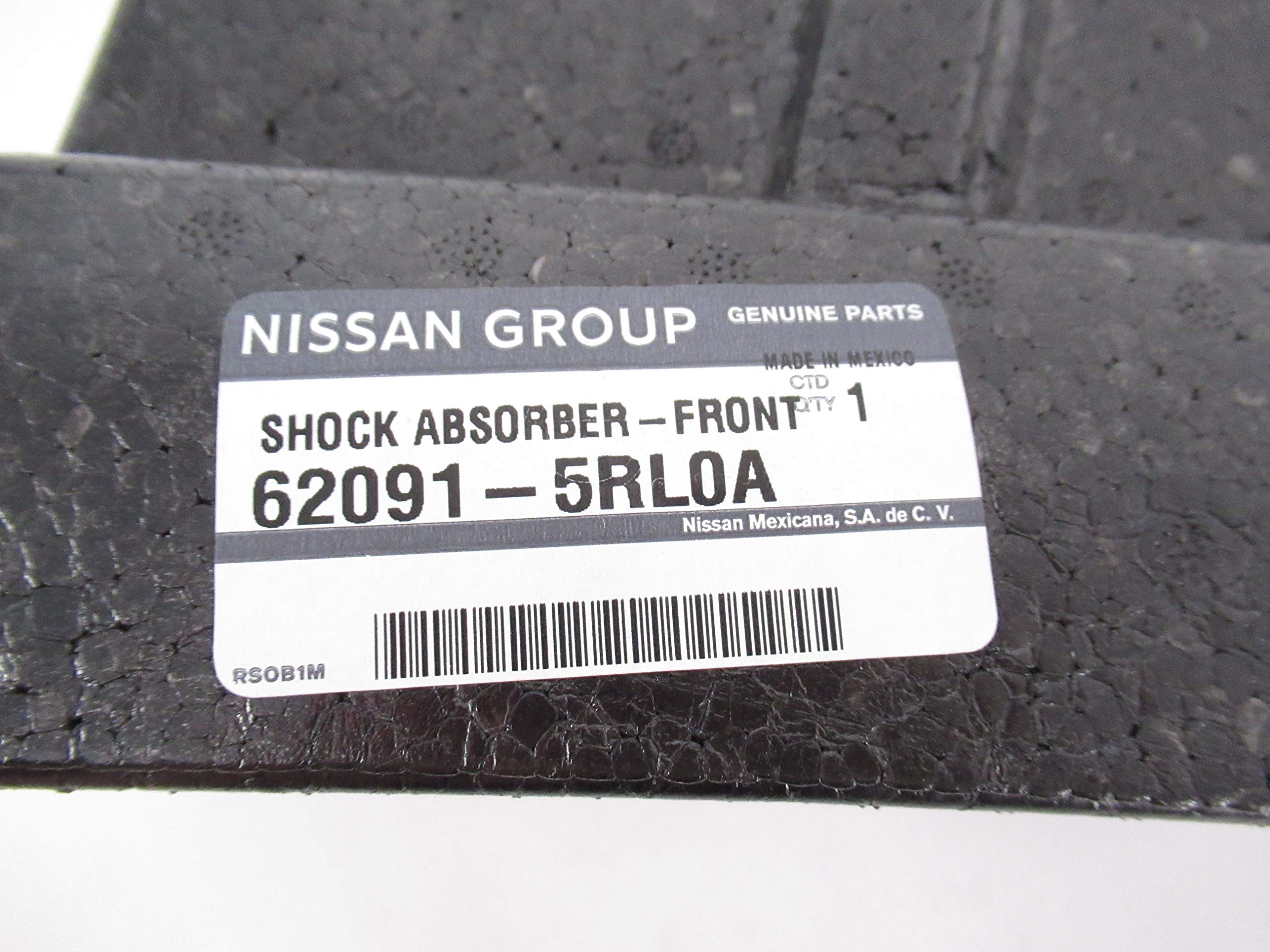 Genuine OEM Nissan Front Bumper Energy Absorber 62091-5RL0A 620915RL0A - Compatible with Select Nissan Models, Perfect for Impact Protection & Vehicle Safety Enhancement