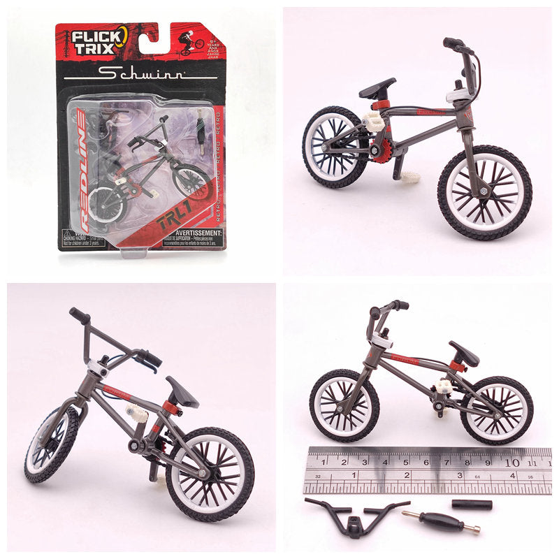 Premium Finger Bike FLICK TRIX Mini BMX Diecast Model Toy - Collectible Miniature Bicycle for Kids & Adults - Perfect for Office Desk Decor, Stress Relief, and Gift Giving
