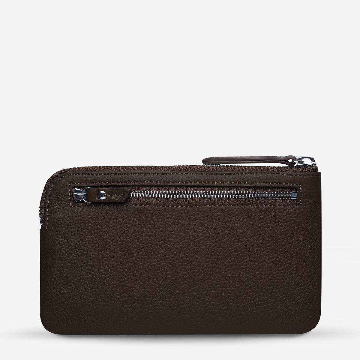 Smoke And Mirrors Leather Wallet in Cocoa Brown - Slim RFID Blocking Bifold Wallet for Men, Perfect for Everyday Use & Travel