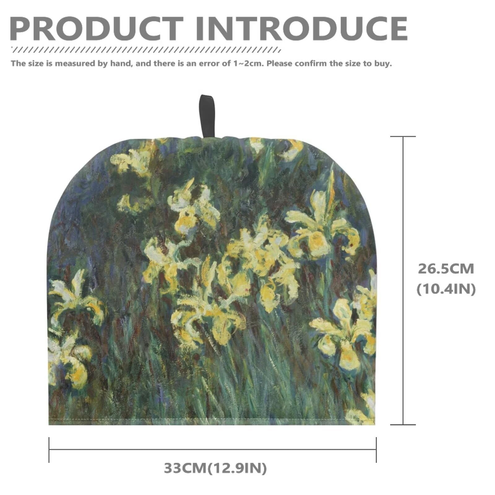 Large Insulated Tea Cozy for Teapot - Oil Painting Design Lightweight Kettle Cover - Perfect for Teapots, Kettles & French Press - Keep Warm & Dust-Free for Afternoon Tea, Coffee Breaks & Kitchen Decor