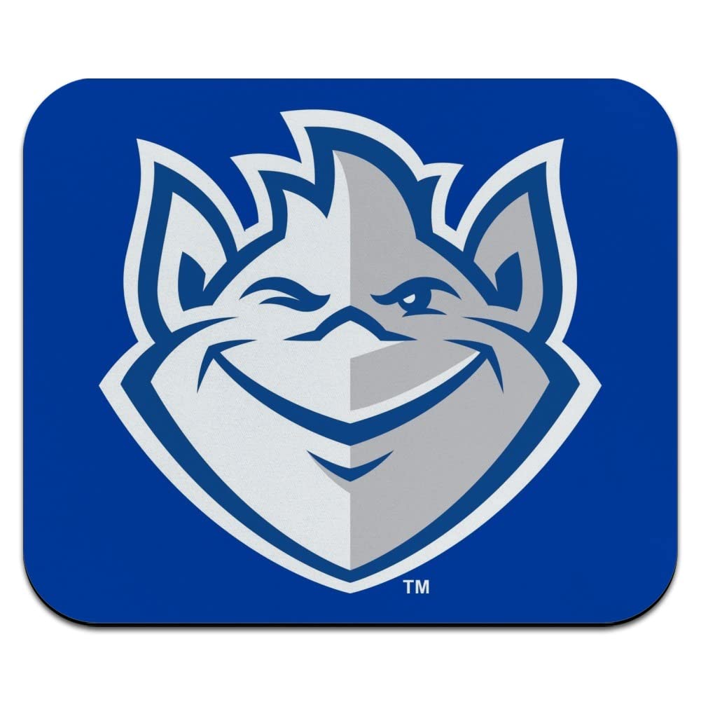 Saint Louis University Billiken Logo Low Profile Thin Gaming Mouse Pad - Non-Slip Rubber Base for PC, Laptop, Office & Home Use