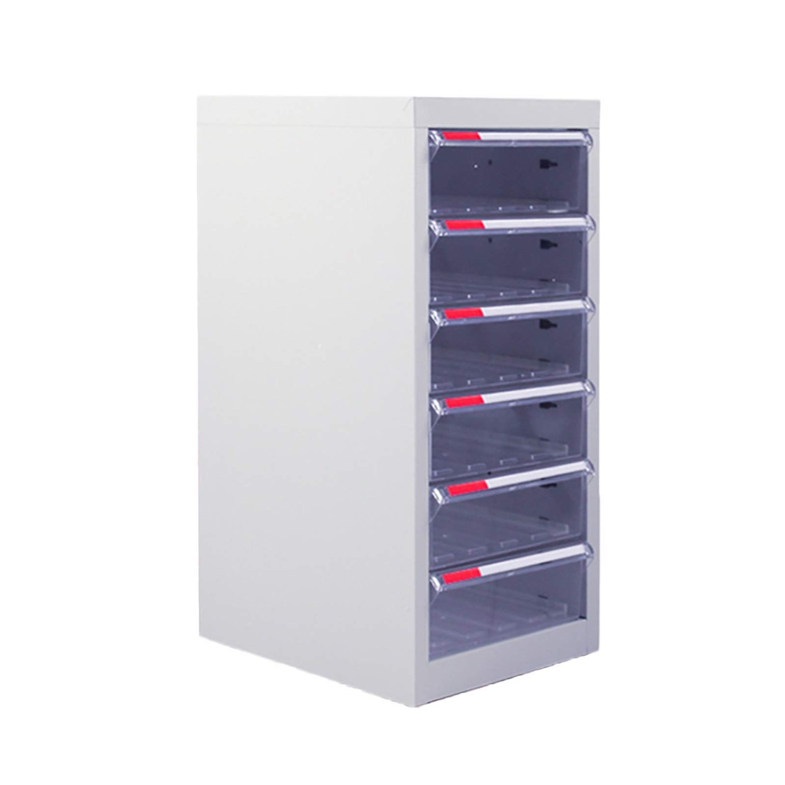 FPigSHS Plastic File Cabinet - 6/12 Drawer Desktop Organizer for Office Supplies, High Capacity Data Storage & Document Filing Box (Color: Black) | Perfect for Home Office, School, and Workplace Organization