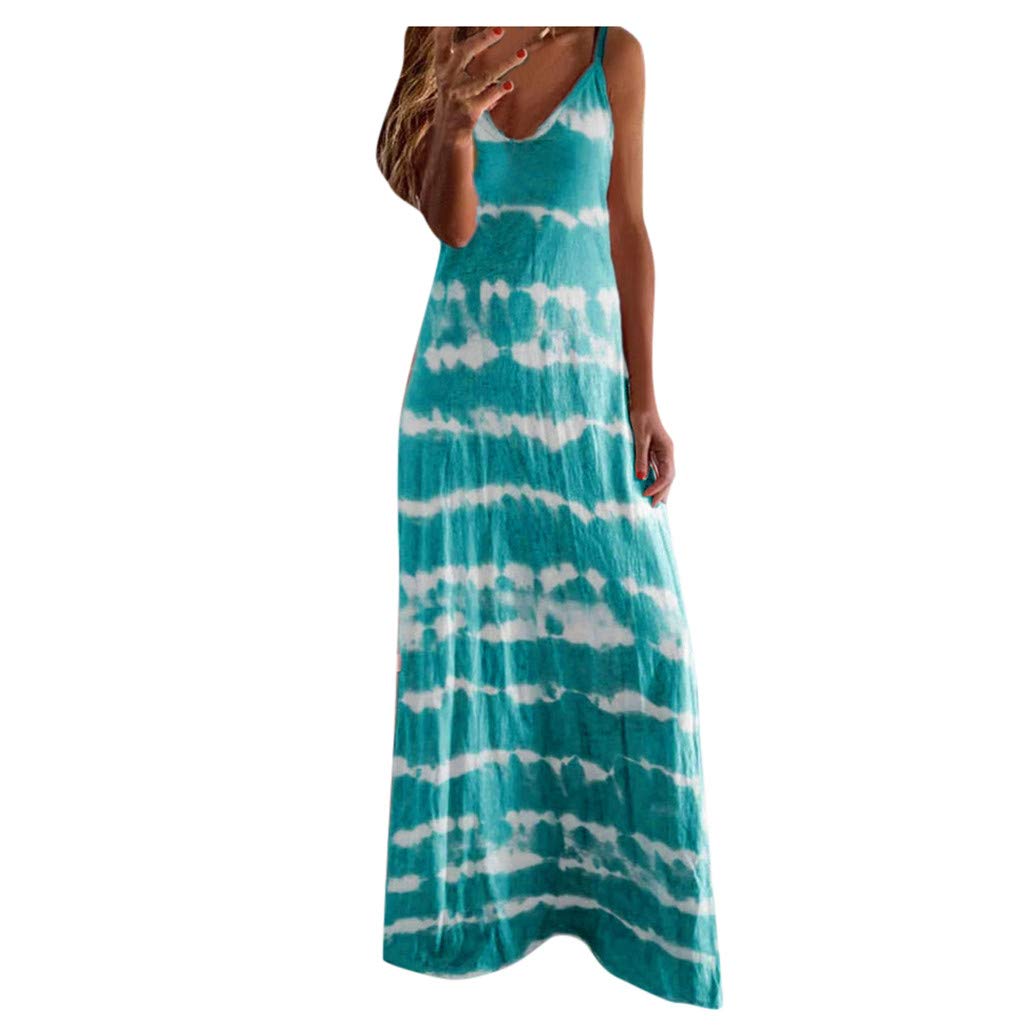 Women's Summer Casual Strappy Maxi Dress - Sexy Beach Party Sundress for Women | Perfect for Vacations, Poolside Lounging & Outdoor Date Nights