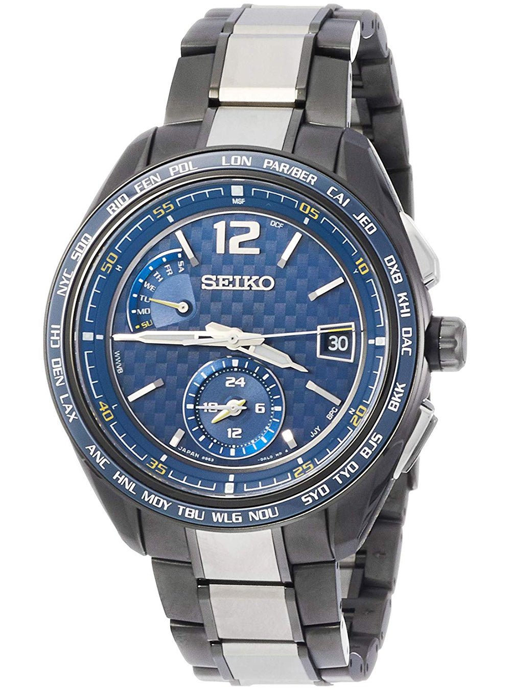 SEIKO BRIGHTZ SAGA265 Men's Automatic Watch - Japanese Made JDM Luxury Timepiece for Business, Formal Occasions & Collectors