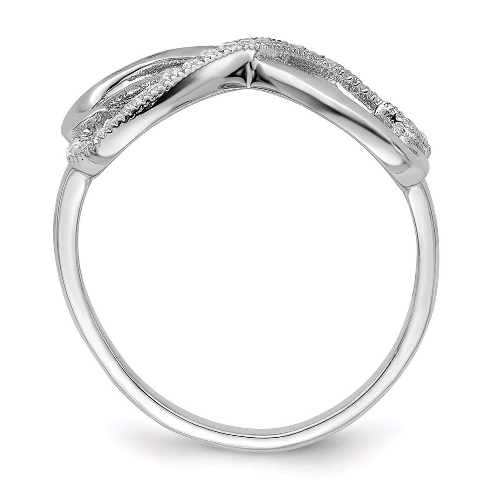 925 Sterling Silver Cubic Zirconia Heart Ring for Women - Sparkling Embers Design, Elegant Fine Jewelry Gift for Her - Perfect for Anniversaries, Valentine's Day & Special Occasions