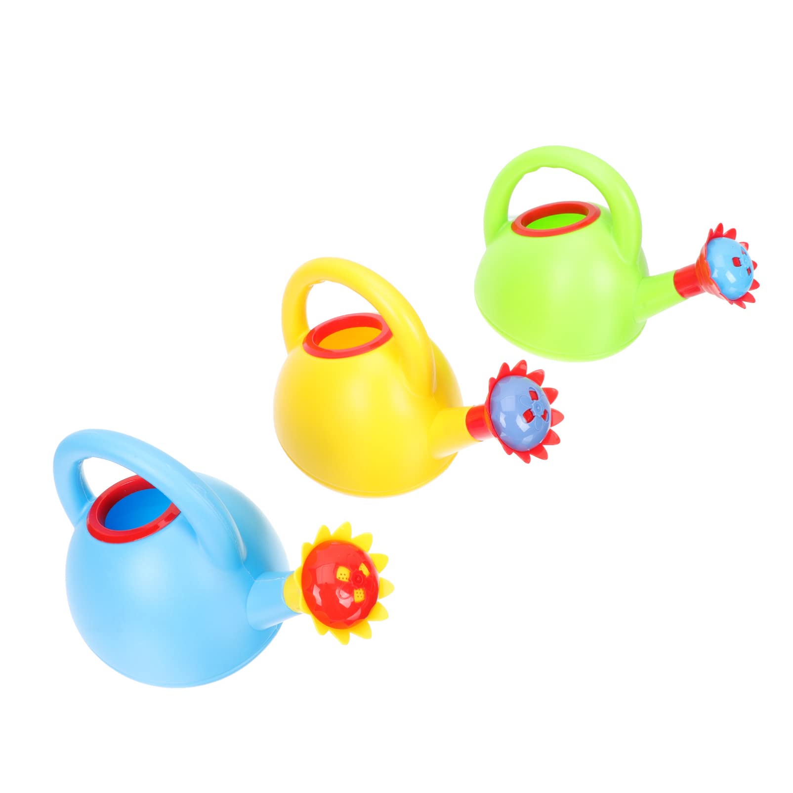 VICASKY 9-Piece Watering Can Set with Lid - Small Pitcher & Water Play Toy for Kids - Durable PP Material - Perfect for Outdoor Play, Bath Time & Sensory Learning Activities