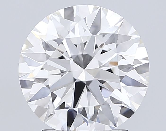 2.6 Carat F Color VVS1 Clarity Round Lab-Created Diamond for Engagement Rings & Fine Jewelry