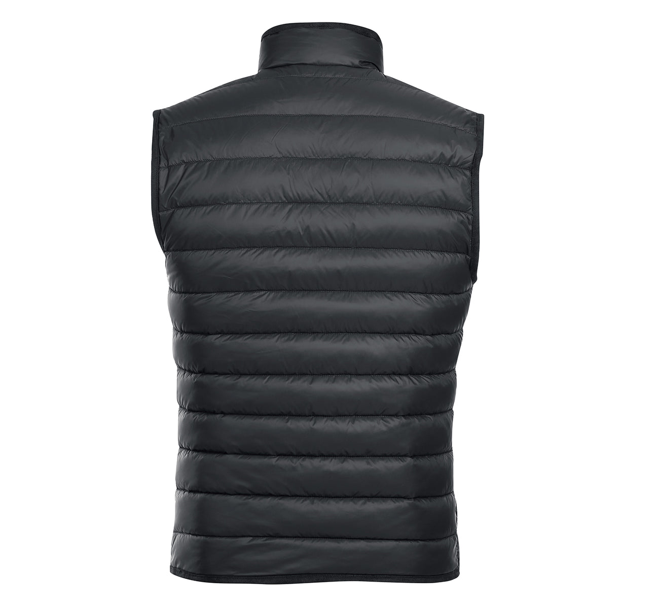 Alessandro Vitello by Renoir Jonathan Nylon Down Black Vest 831 11 - Lightweight Warm Winter Puffer Vest for Men, Outdoor Activities & Casual Wear