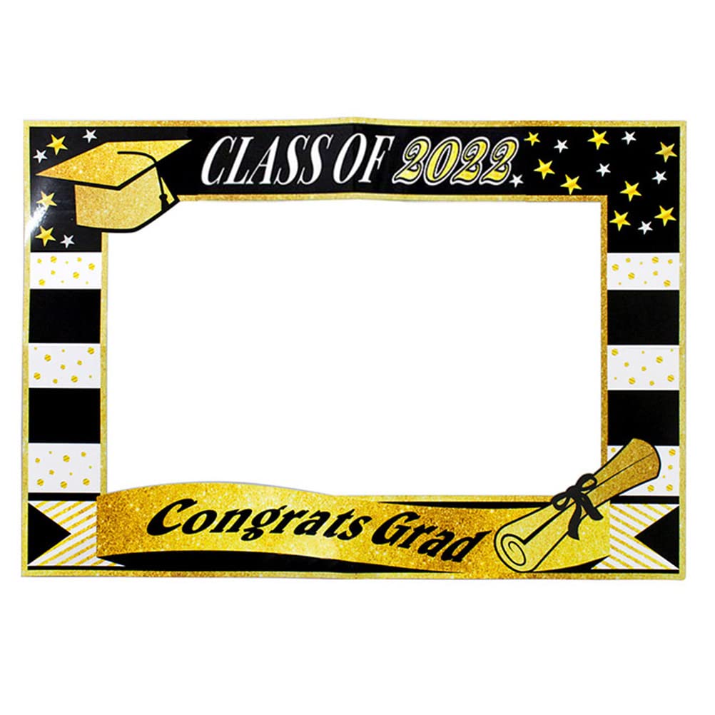 LUOZZY Graduation Photo Booth Props Kit - Easy-to-Use Graduation Party Decorations & Photography Backdrop Accessories for Commencement Ceremonies, Senior Pictures & College Graduation Celebrations