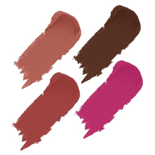 Caramel, Cocoa Brown , Pink Berry, Rust Orange