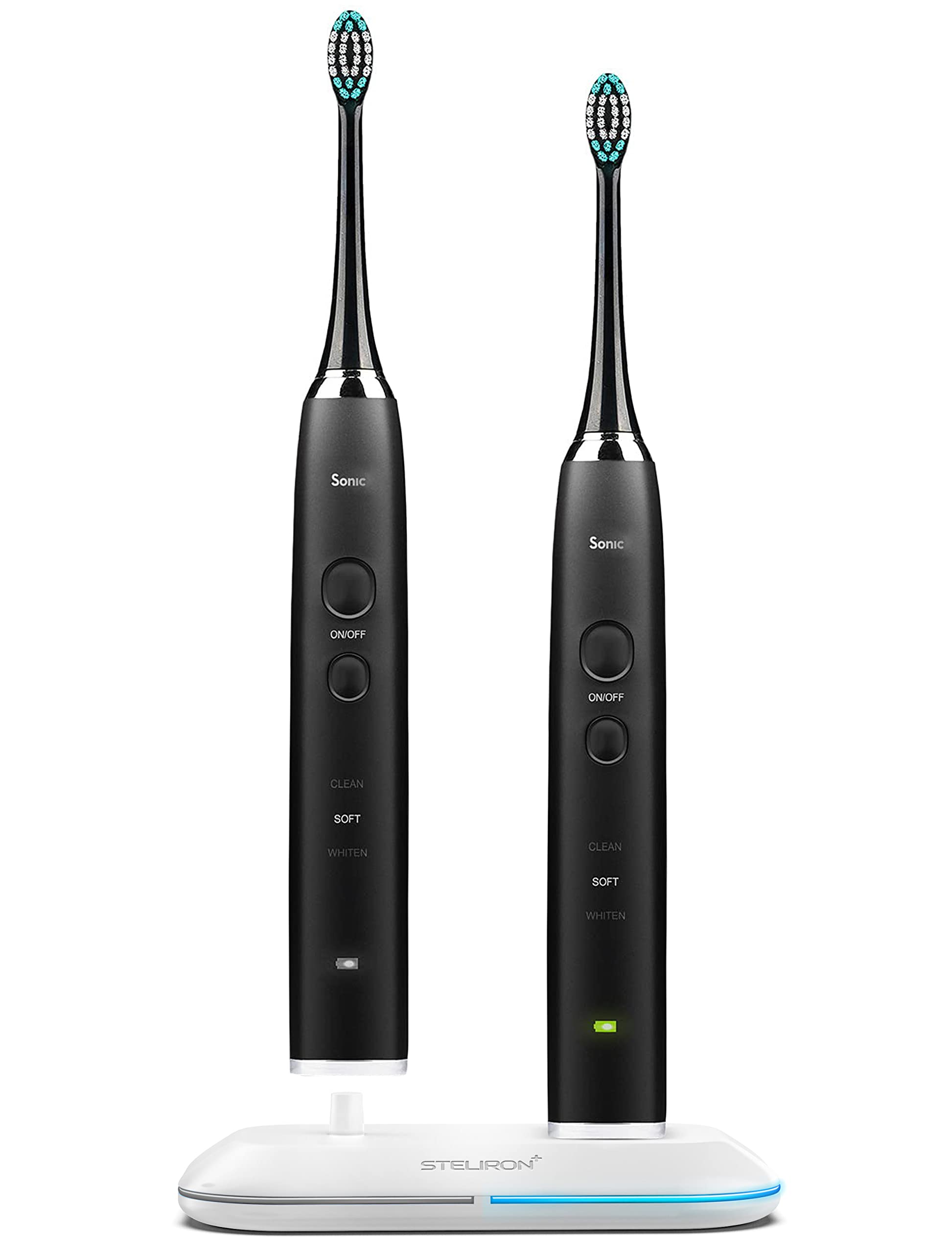 Galvanox Dual Electric Toothbrush Charger - Compatible with Aquasonic Black Series, Duo, Pro & Vibe Models | Fast Charging Station for Travel & Home Use