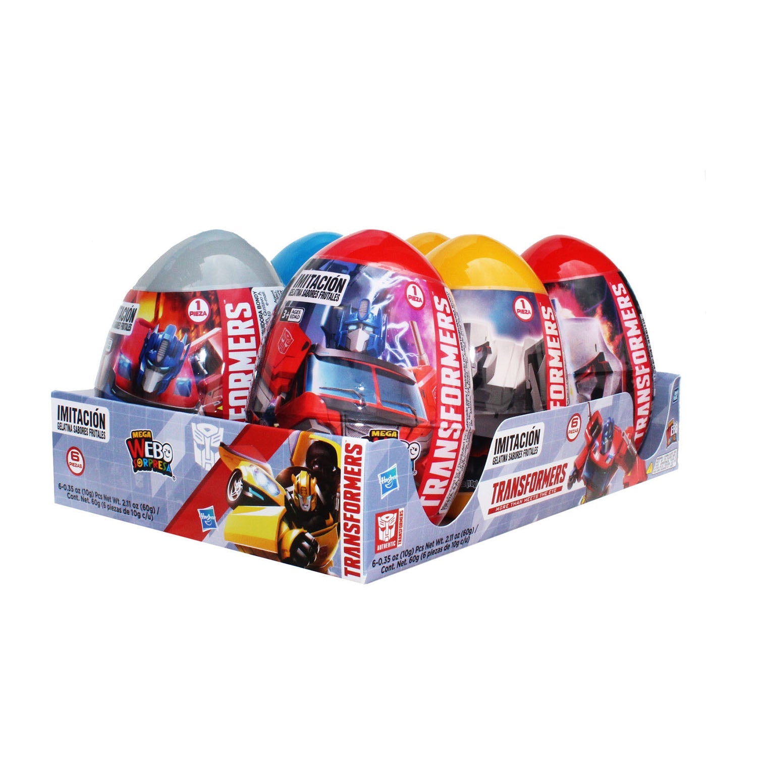 Bondy Mega Egg Transformer Toy - 6 Pack Set for Kids | Fun Surprise Egg Collectibles for Easter, Birthday Gifts & Party Favors | Great for Creative Play & STEM Learning