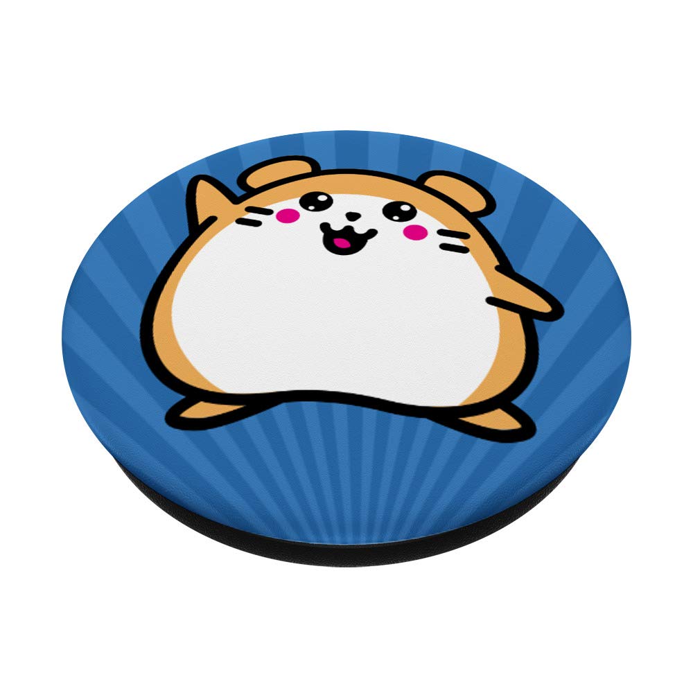 Kawaii Japanese Anime Hamster PopSockets Swappable PopGrip - Cute Phone Grip for iPhone & Android - Perfect for Anime Fans & Kawaii Lovers