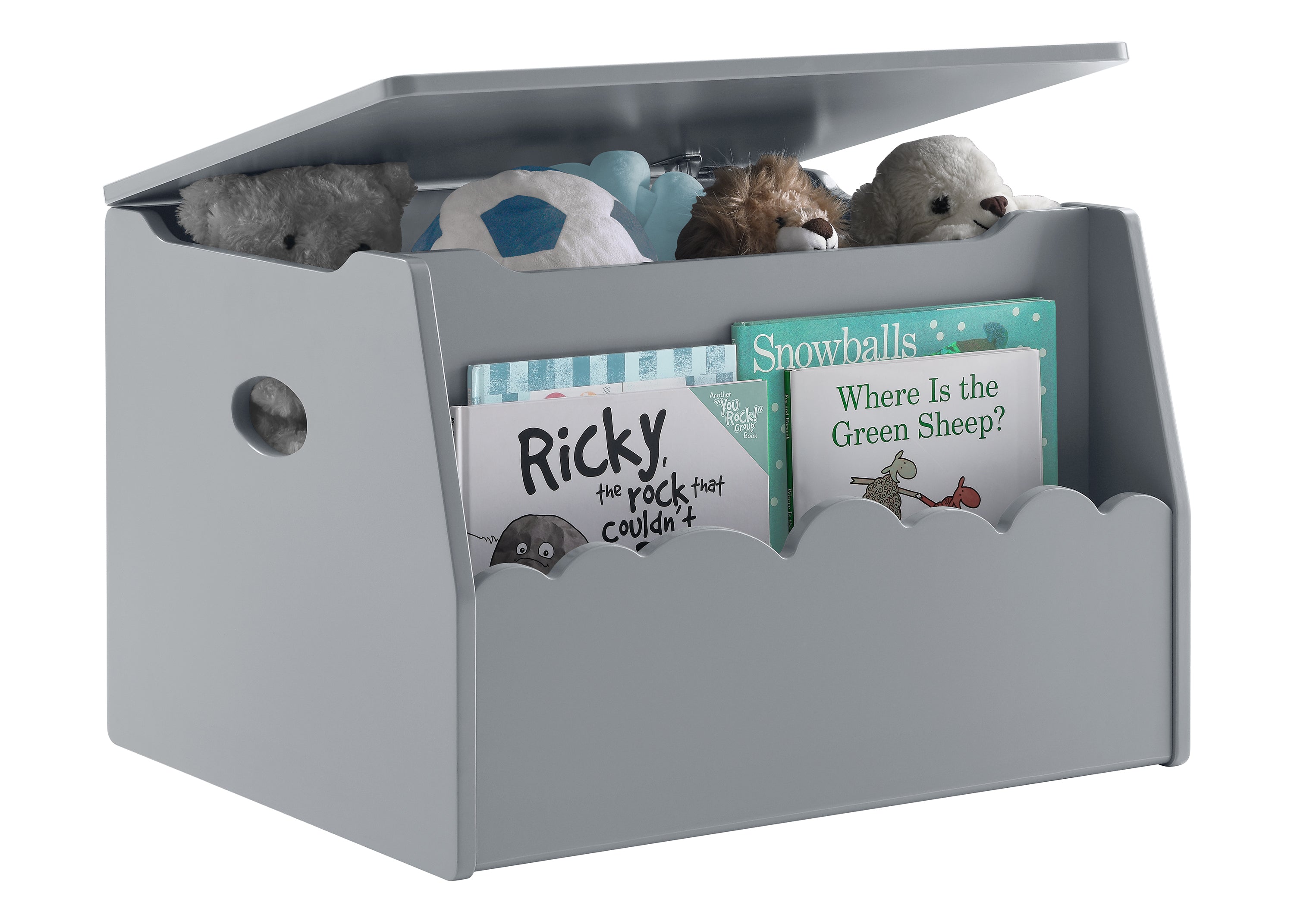 Cloud Toy Box - Greenguard Gold Certified for Safe & Non-Toxic Kids' Storage | Perfect for Nursery, Playroom & Daycare Organization
