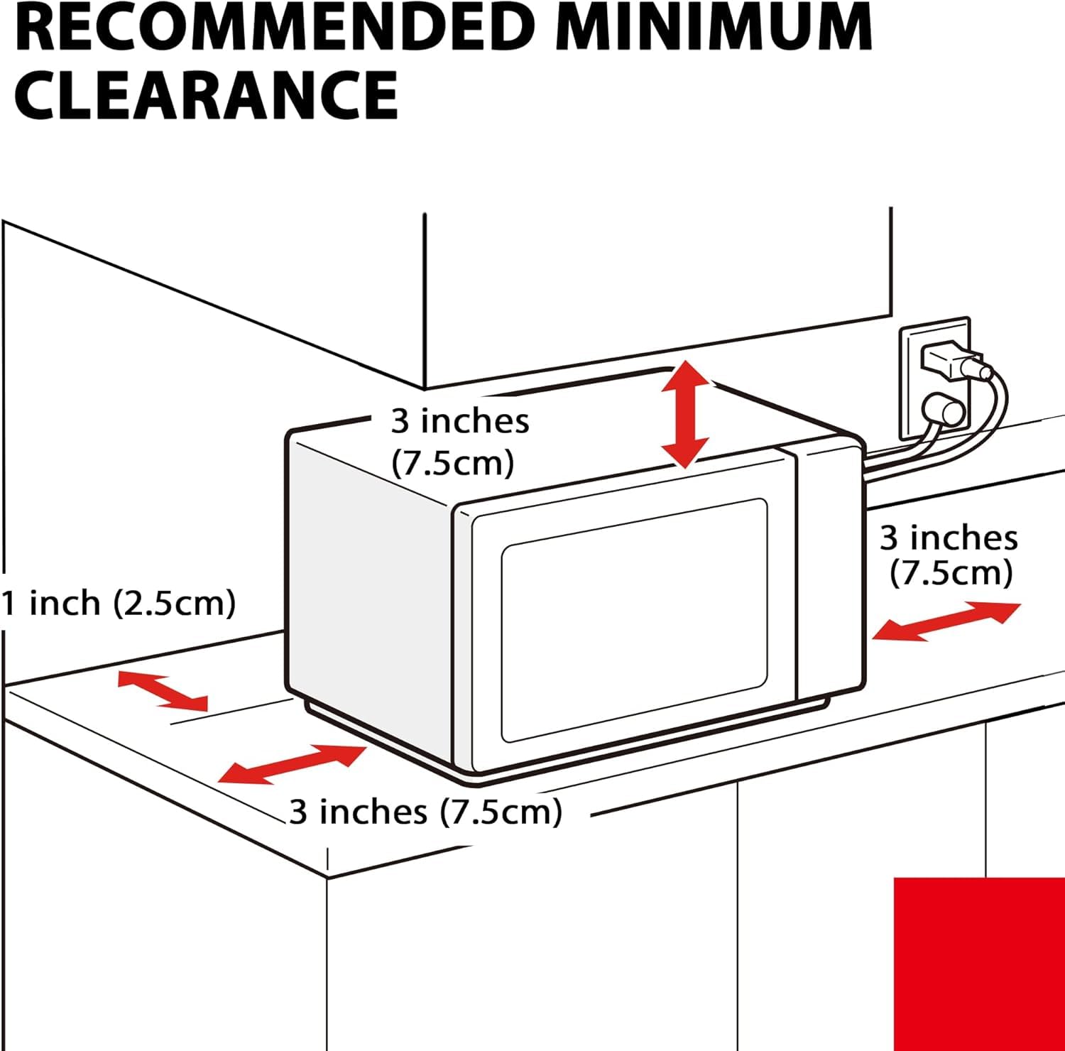 Toshiba 4-in-1 Air Fryer Microwave Oven Combo - 1.5 Cu Ft Countertop Convection Oven with Smart Sensor, Mute Function & 13.6