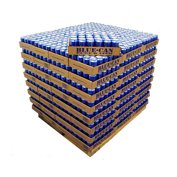 Blue Can 50 Year Shelf Life Emergency Drinking Water - 12 oz Can (12-Pack) | Long-Term Storage, Survival Kits & Disaster Preparedness Supplies for Home, Camping & Emergency Use