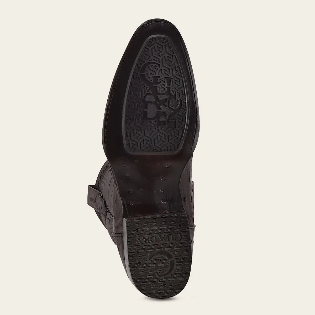 Men's Cuadra Brown Dress Cowboy Boots - Genuine Ostrich Leather Western Boots for Rodeo, Country Dancing & Formal Occasions