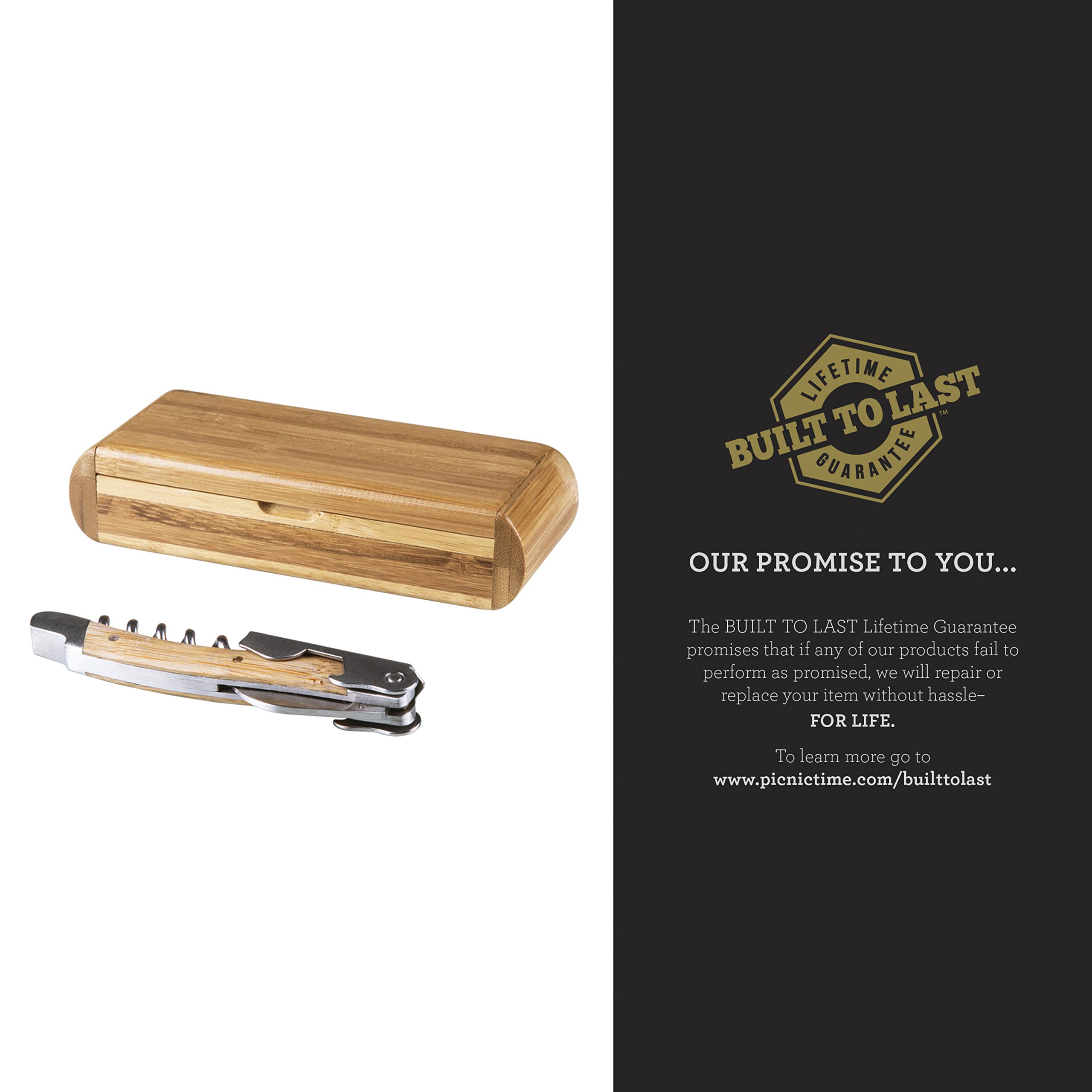 NFL Tennessee Titans Engraved Bamboo Tool Set - Premium Wooden Multi-Tool for Home, Office, and Tailgating - Perfect Gift for Football Fans