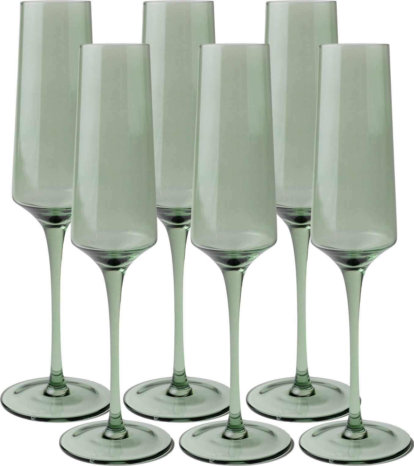 Elegant Colored Champagne Flutes Set - 12-Piece Shatterproof Glassware for Weddings, Parties & Celebrations - Perfect for Toasting, Anniversaries & Special Occasions