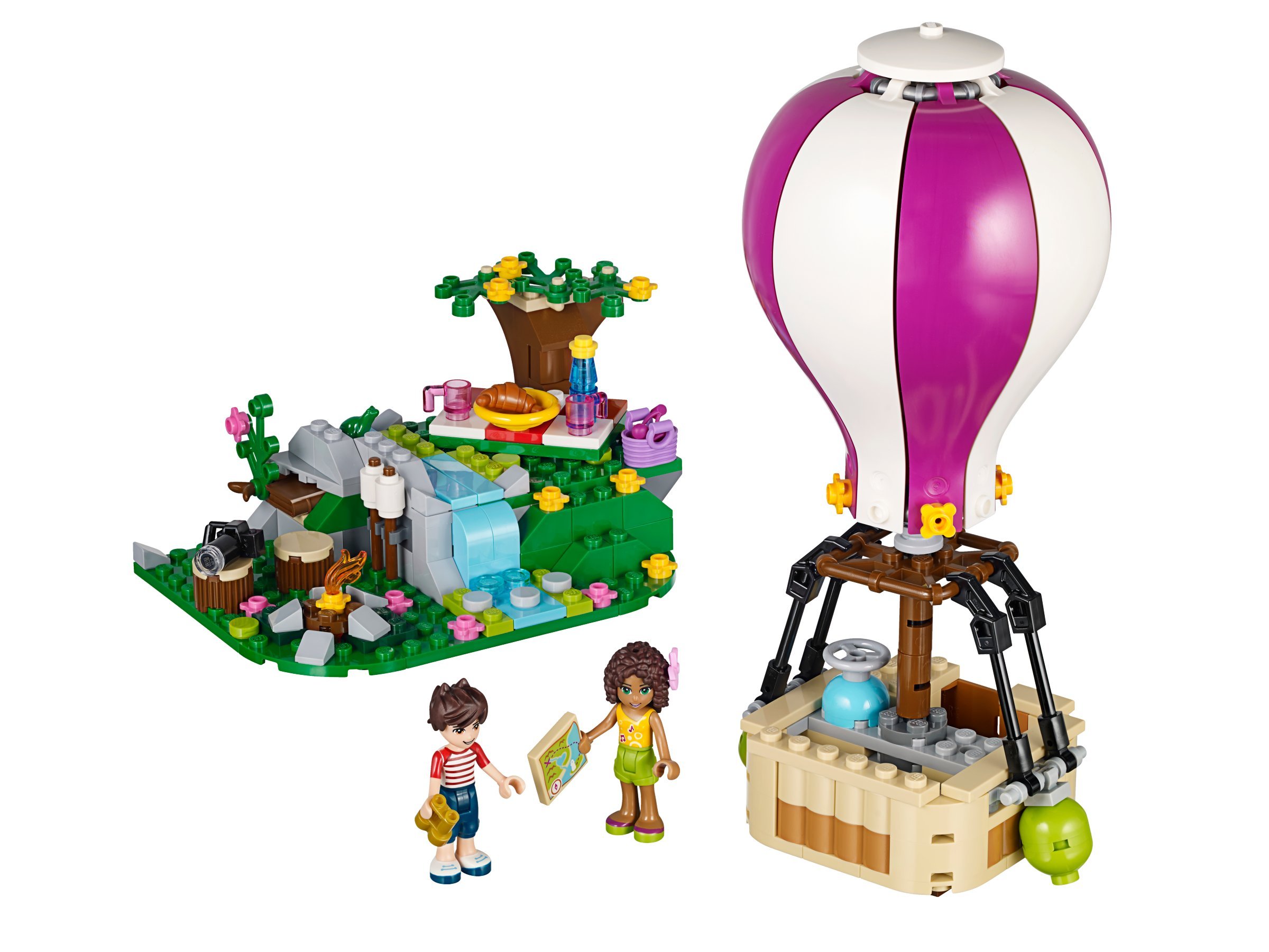 LEGO Friends 41097 Heartlake Hot Air Balloon Building Toy Set - Creative Play for Kids, Perfect for Birthday Gifts & STEM Learning | Indoor & Outdoor Activities, Pretend Play Adventures