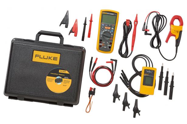 Fluke 1587/MDT FC 2-in-1 Advanced Motor & Drive Tester Kit with i400 Current Clamp & 9040 Phase Rotation Indicator - Perfect for Industrial Maintenance, HVAC Systems, and Electrical Troubleshooting (Item #4692716)