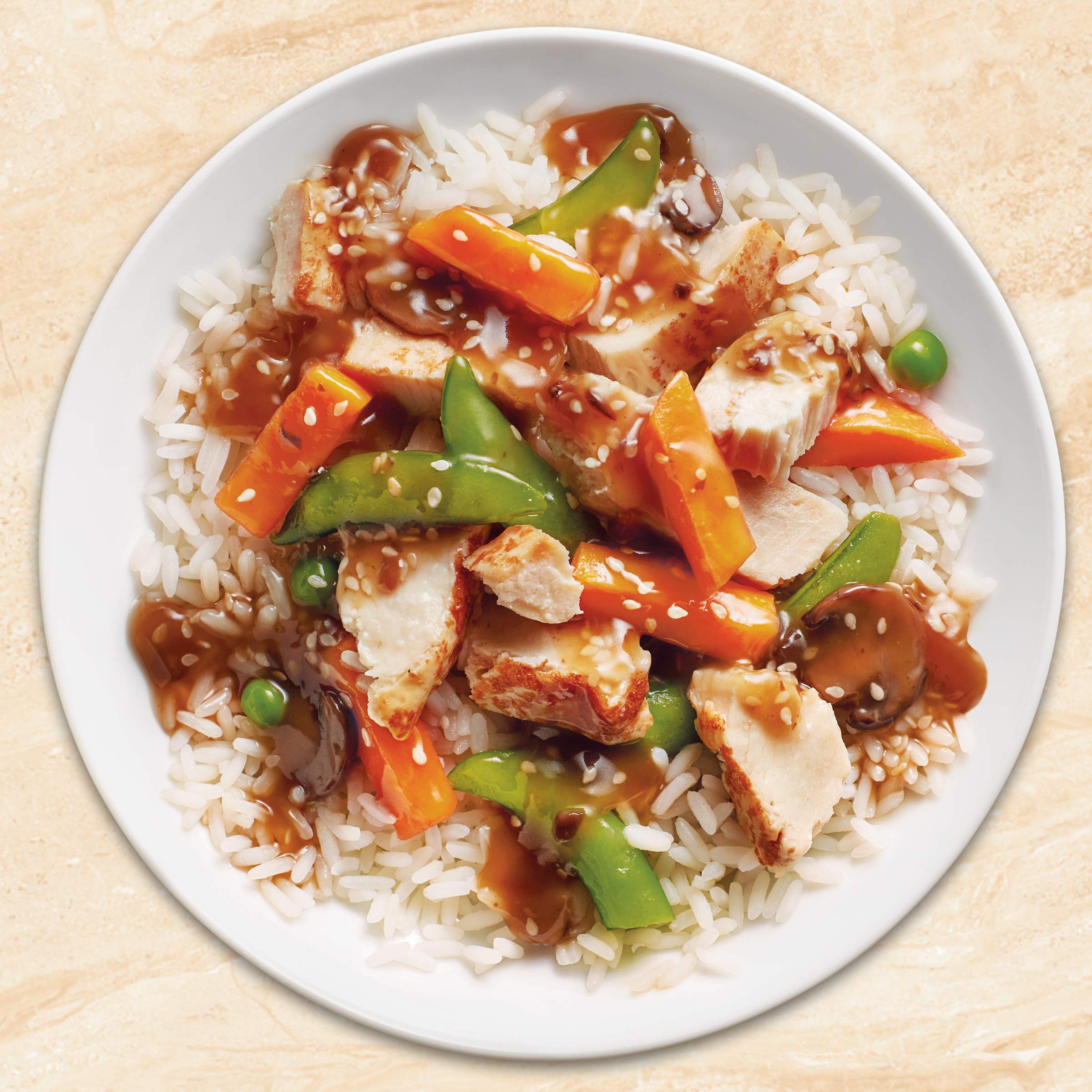 Healthy Choice Cafe Steamers Sweet Sesame Chicken - No Preservatives Frozen Microwave Meal (9.75 oz) | Quick Lunch & Dinner Solution for Busy Professionals